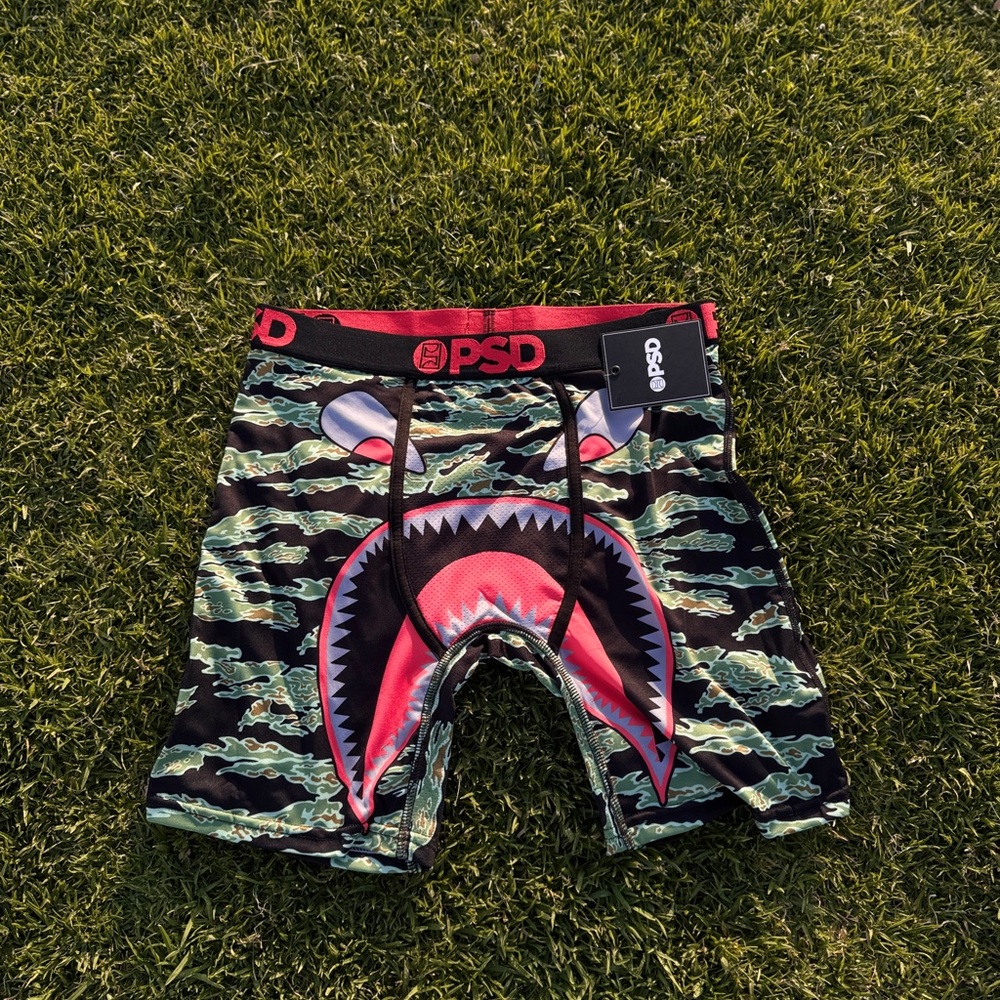 PSD Shark Print Boxer Briefs